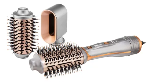 Escova Secadora Philco Pes19sg 3 Acessórios 1300w Cor Prata 127/220v