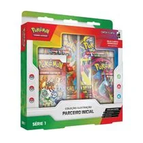 Coleção Ilustração Parceiro Inicial - Série 1 - 21 Cartas - Pokémon TCG - Copag