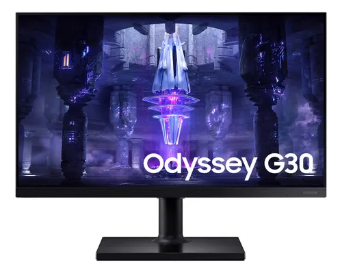 Monitor Samsung Odyssey G30 Ls24bg300elmzd 24  Full Hd Va 144hz Freesync Preto 127/220v