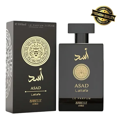 Perfume Arabe Asad 100ml Le Parfum Marca Isabelle La Belle Original - Amadeirado Quente Inspiração Alta Fixação Homem Cheiroso