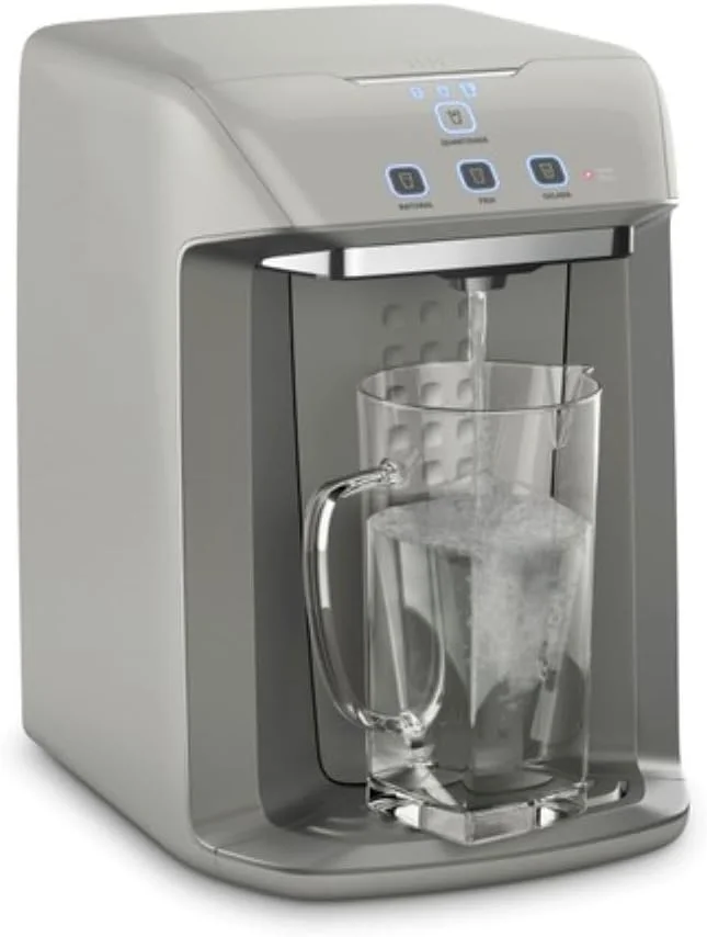 Purificador de Água Gelada Fria e Natural Elétrico Compacto Eletronico placa Electrolux Alerta troca de Filtro refil 12 meses ou 3000l Painel Touch Bivolt Prata PA26G