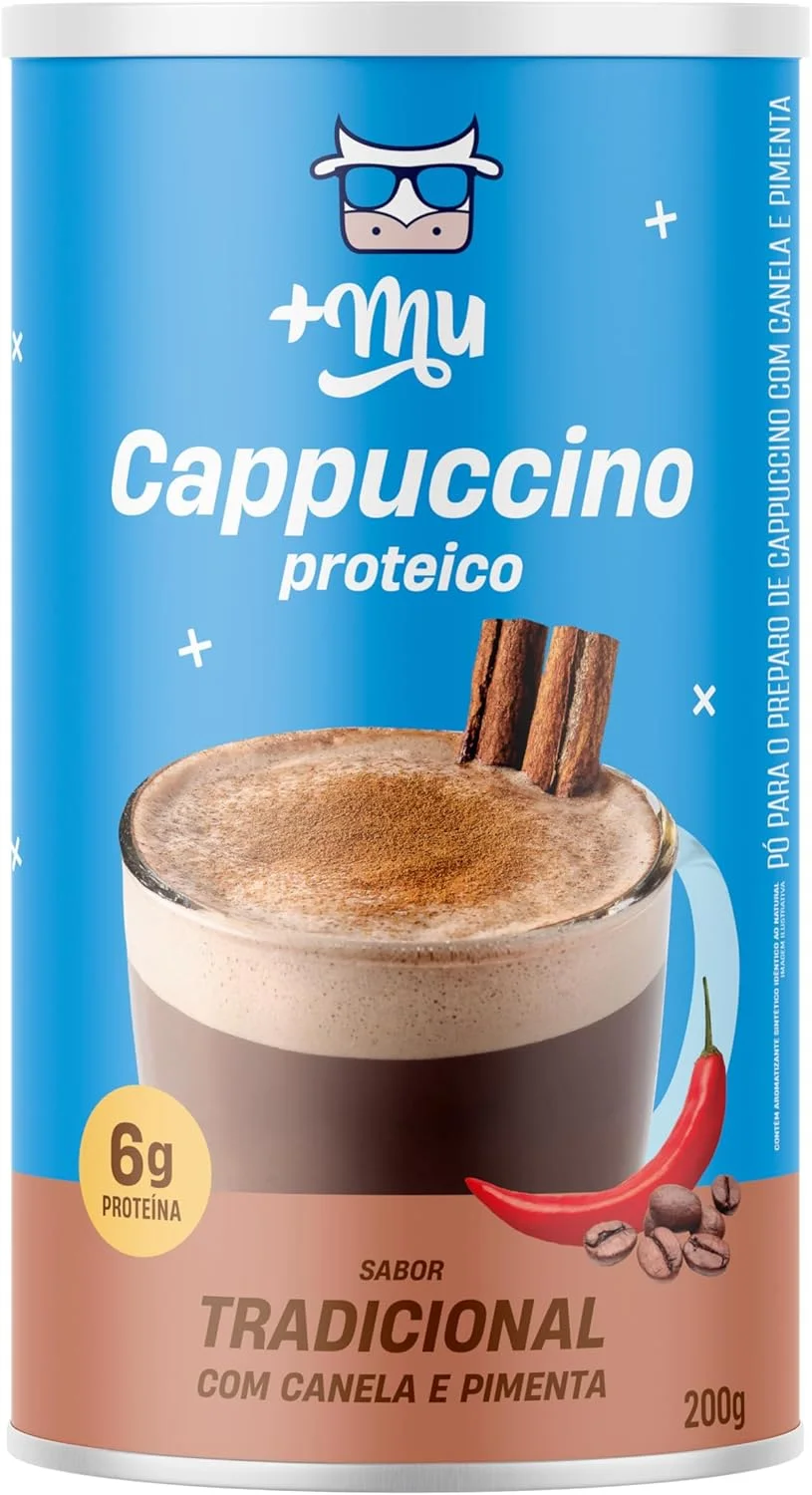 +Mu Cappuccino com Whey - 200g