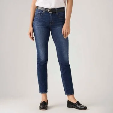 Calça Jeans Levi's® 724 High Rise Straight Preta