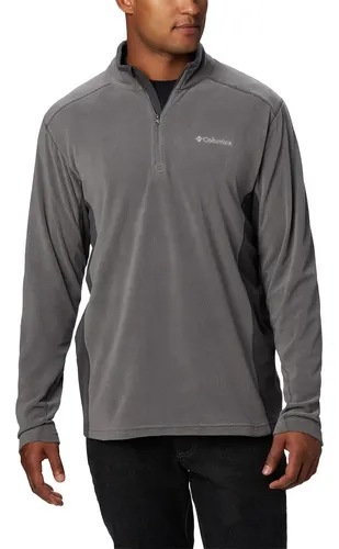 Blusão Fleece Columbia Klamath Range Ii Half Zip City Grey,