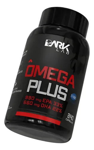 Omega Plus 240 Caps Dark Lab Sem Sabor