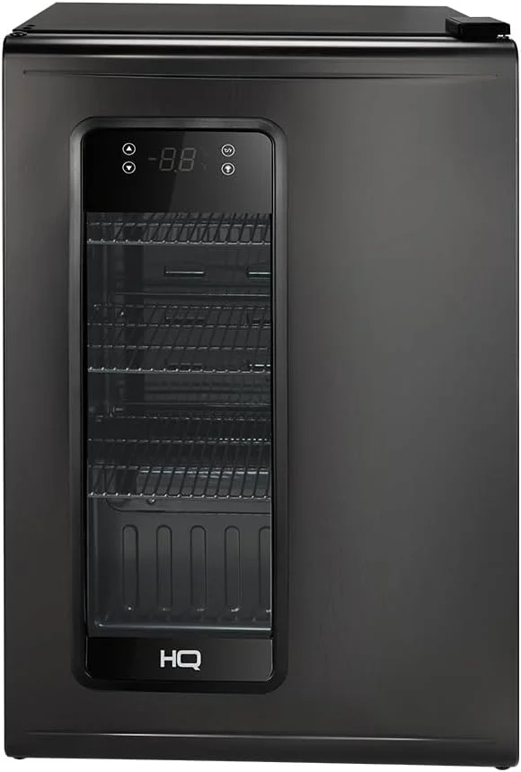 Cervejeira Expositor Vertical HQ 100 Litros Frost Free Inox Titanium HQ-100CEVPVFFI (220V)