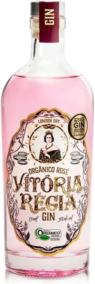 Vitoria Regia Gin Vitoria Regia Rose Organico 750Ml Sabor Rosê 750Ml