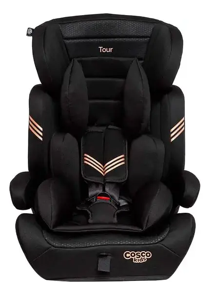 Cosco Kids, Cadeirinha Tour, 9 A 36 Kg, Preto Bronze Liso
