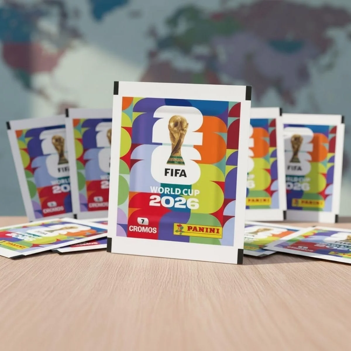 Kit Com 70 Figurinhas com 10 Envelopes Copa Do Mundo 2026 Panini Oficial LuvinCo