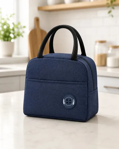 Lancheira Térmica Academia Trabalho Escola Fitness Bolsa Adulto E Infantil Unissex Marca Lemon Shark Cor Azul