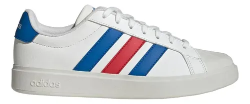 Tênis Streettalk adidas Branco / Core White / Bright Royal / Pure Ruby 41 Br