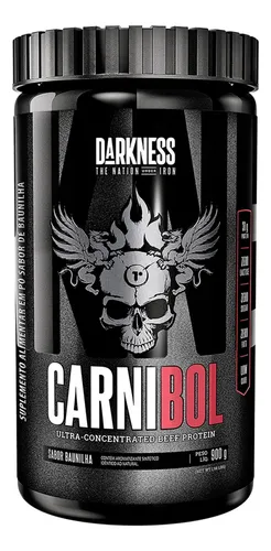 Whey Proteína De Carne Carnibol Baunilha 900g Darkness