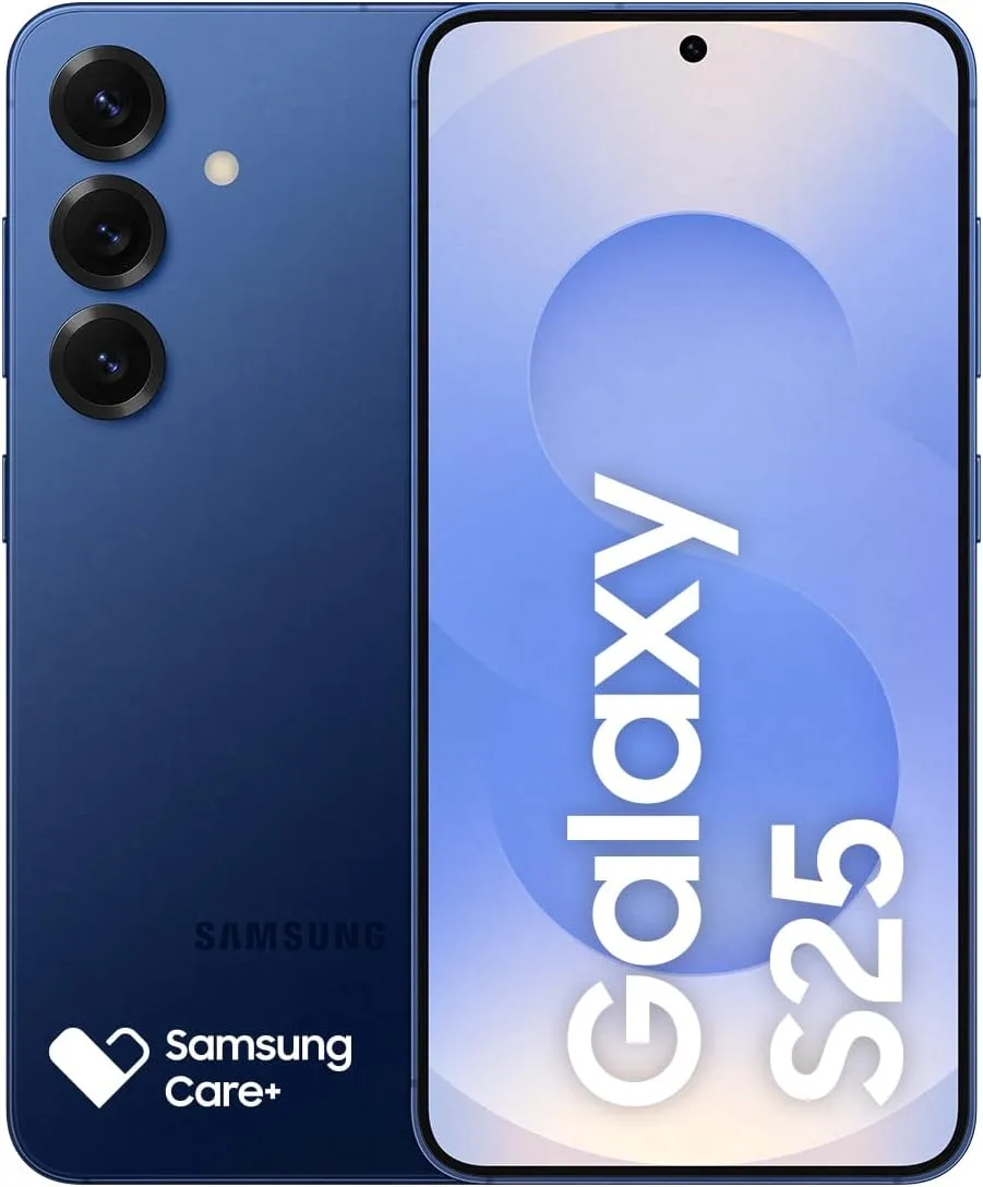 Celular Samsung Galaxy S25 5G, 256GB, 12GB RAM, Câmera Tripla de 50+12+10, Tela Grande de 6.2", Azul Marinho