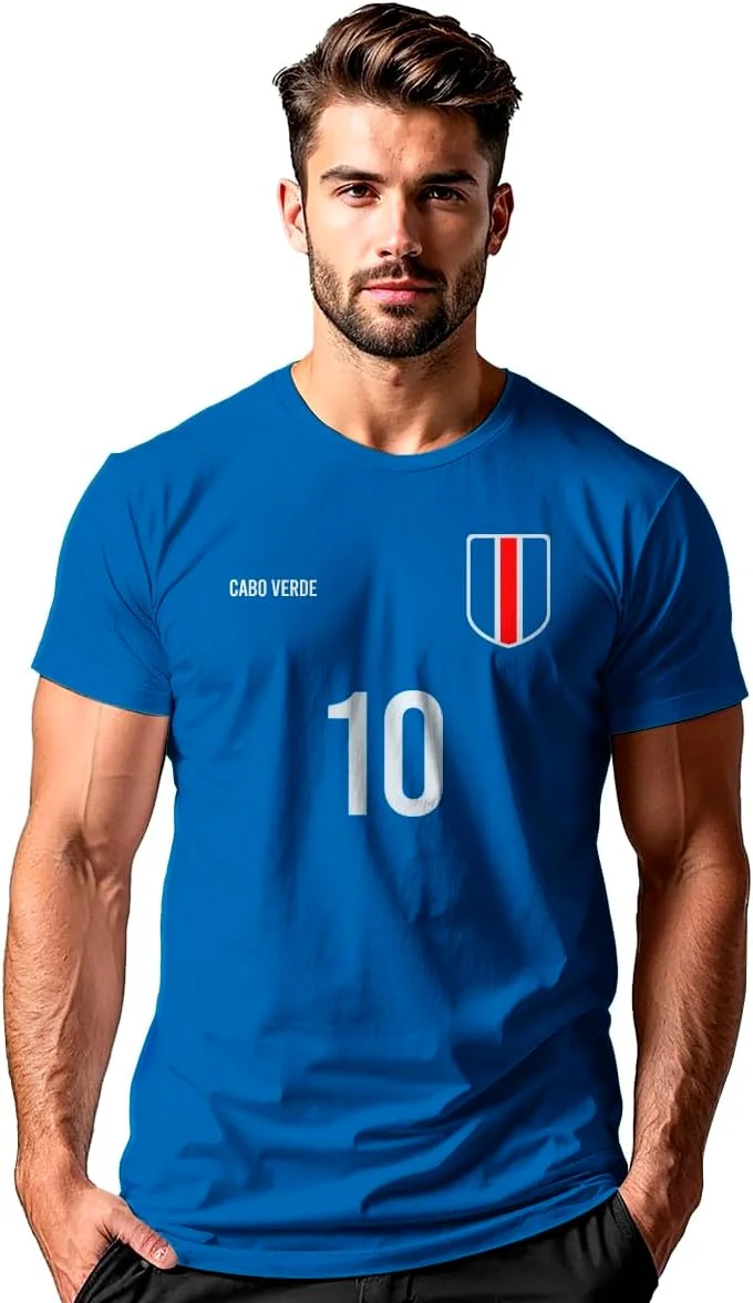 Camiseta blusa Camisa Cape verde Futebol Cabo Verde 26