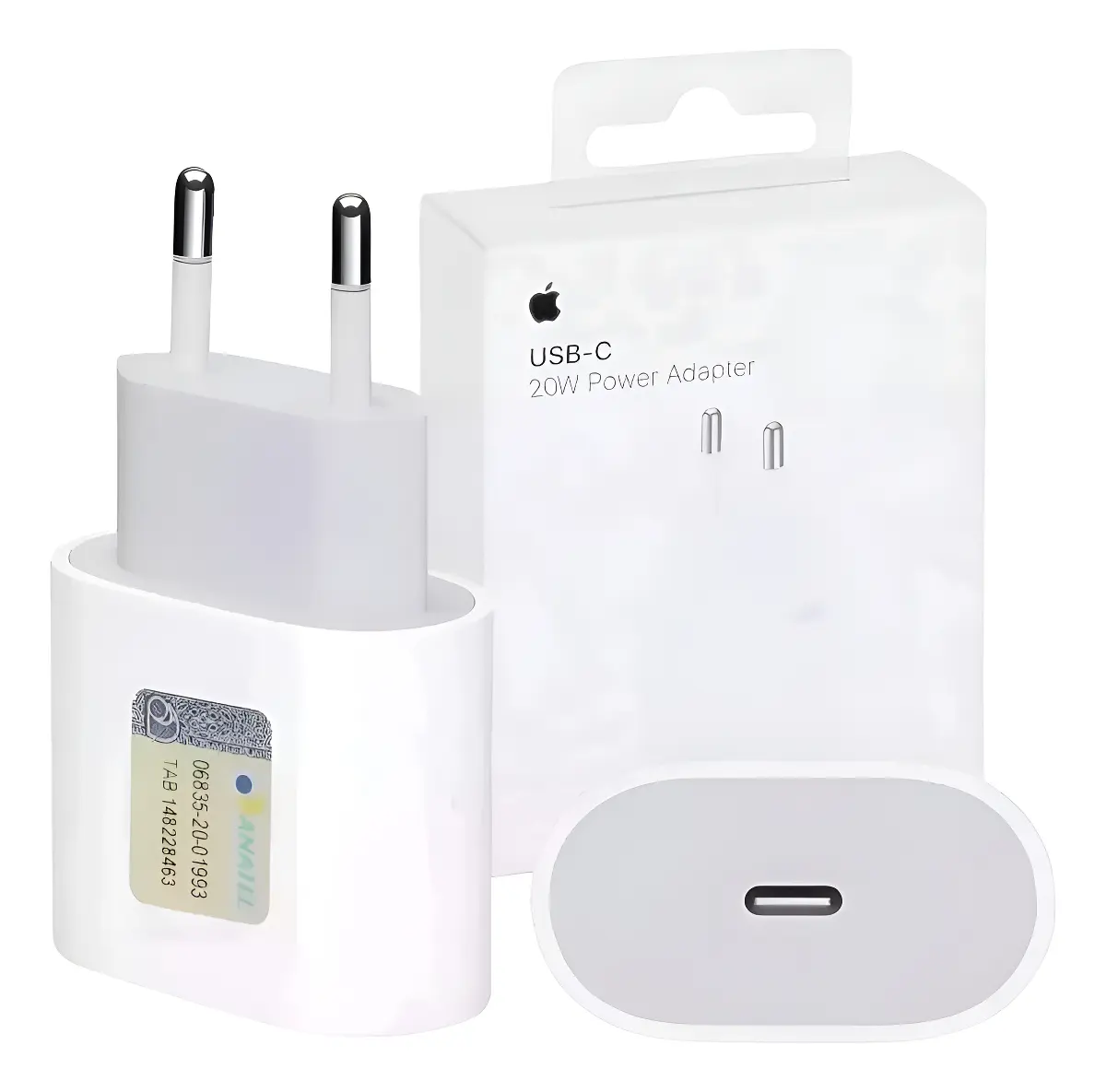 Carregador Apple Iphone Usb-c Power Adapter 20w Original