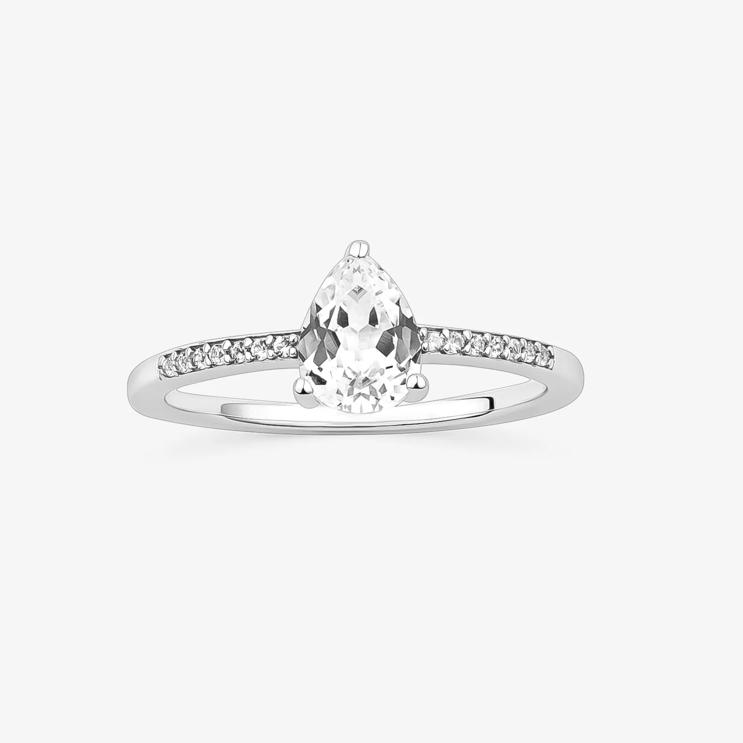 Anel com Safira em Prata 925