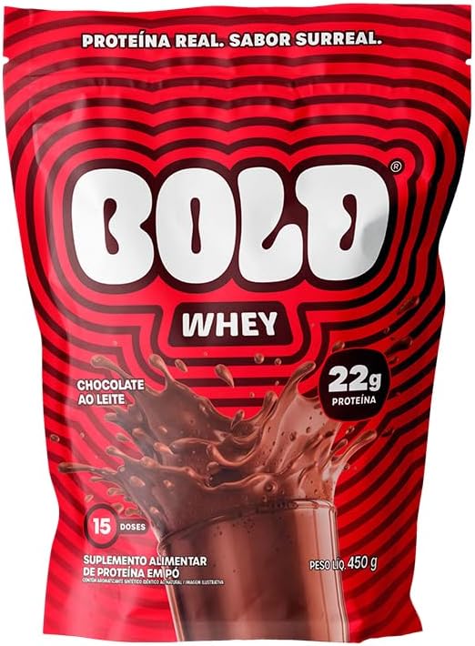 WHEY PROTEIN 3W - BOLD WHEY (450g) - Sabor: Chocolate ao Leite