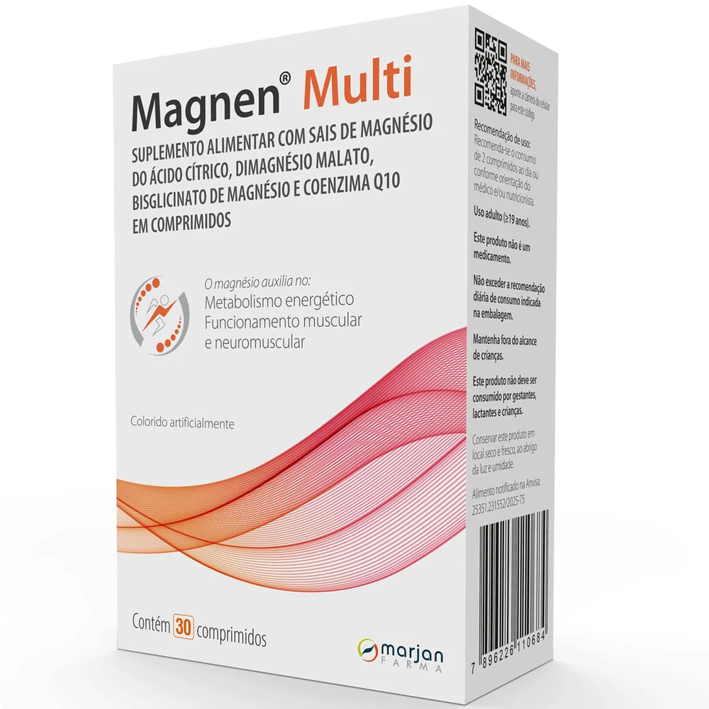 Suplemento Alimentar Magnen Multi 30 Comprimidos