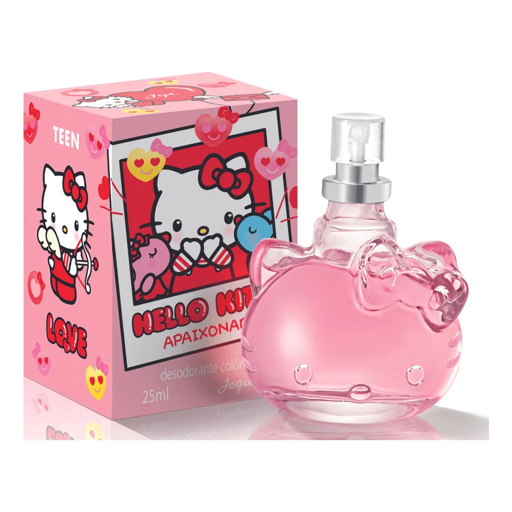 Perfume Hello Kitty Apaixonada 25ml Jequiti Original | Doce Marcante Infantil Teen Presente Perfeito