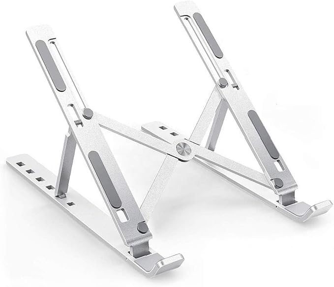 Suporte Para Notebook E MacBook em Alumínio com Altura Ajustável
