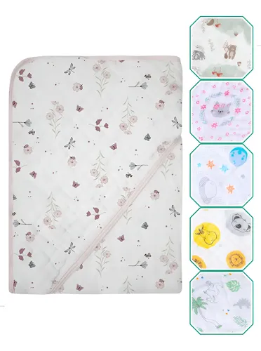 Toalha De Banho Infantil Bebê Soft Capuz Fralda Algodão