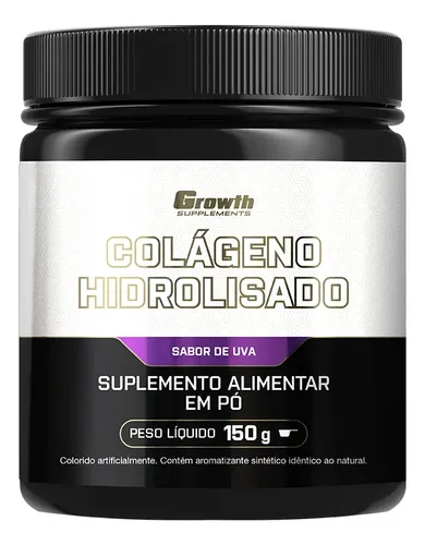 Colágeno Hidrolisado 150g Growth Supplements Uva