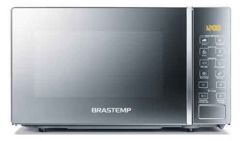 Micro-ondas Brastemp 20 Litros Em Inox Espelhado - Bms20ar 127v