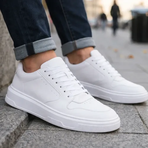 Tenis Masculino Casual Basico Sola Alta Estilo Urbano