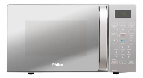 Micro-ondas Philco Pmo23eb Limpa Fácil 20l Potência De 1100w Cor Branco 127v