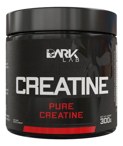 Creatina Monohidratada Em Pote 300g 100% Pura Dark Lab Sem Sabor