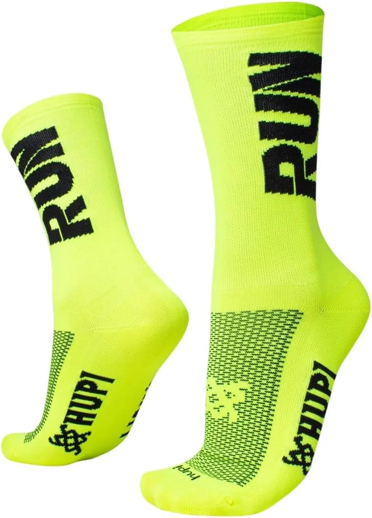 Meia Hupi Run para Corrida Preto/branco, Cor: Preto/branco