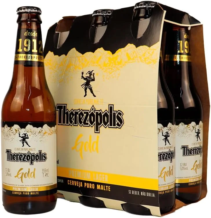 Pack de Therezopolis Gold Lager Ln 355ml 6 Unidades