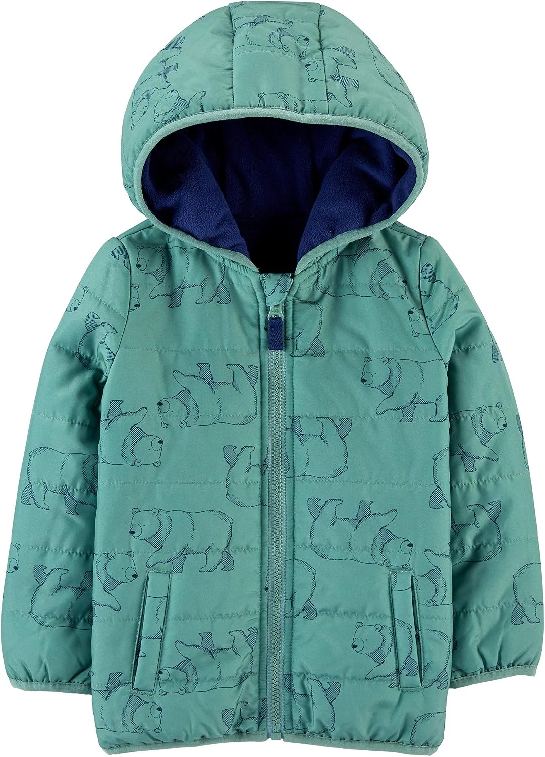 Jaqueta Puffer Jacket Simple Joys by Carter'sMeninos