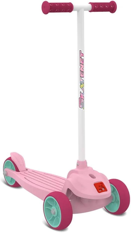 Patinete Meu 1º Skatenet Rosa Bandeirante