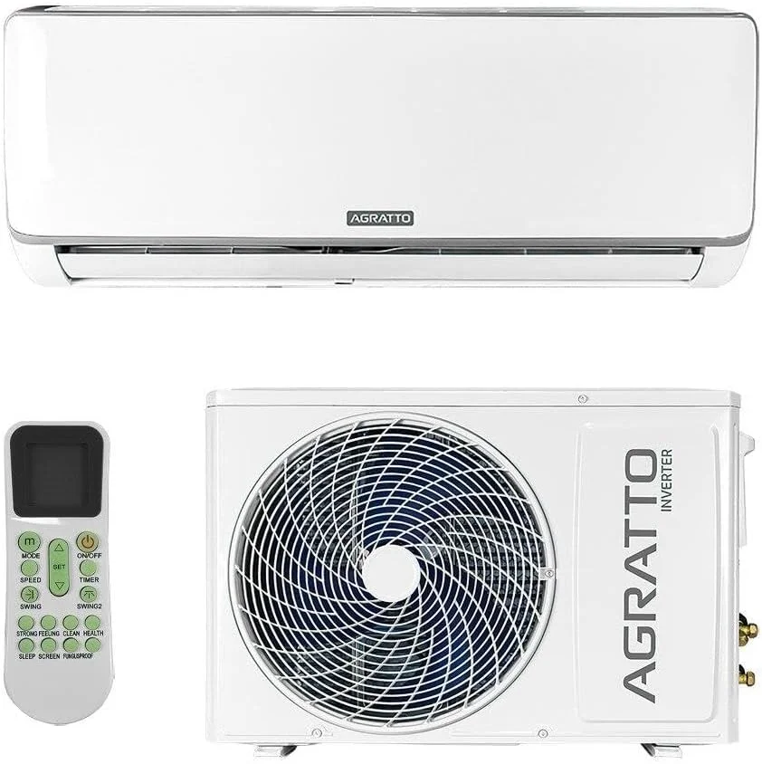 Ar Condicionado Split Agratto Hi Wall Neo Inverter 9.000 Btu/h Quente e Frio Monofásico Branco ICS9QF-02-220V