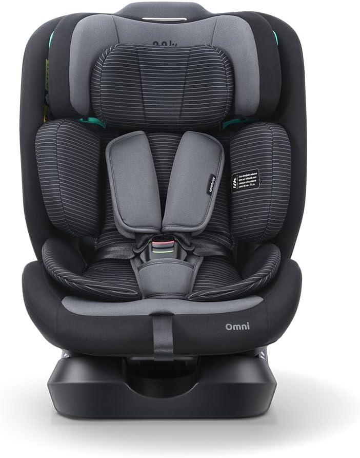 Cadeirinha Infantil para Carro Omni 0-36Kg (40-150cm) Preto e Cinza Multikids - BB712