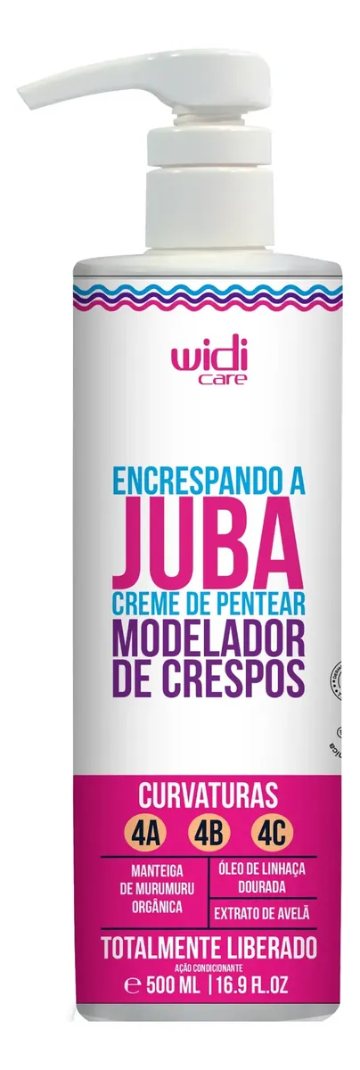Encrespando A Juba Creme De Pentear Widi Care 500ml