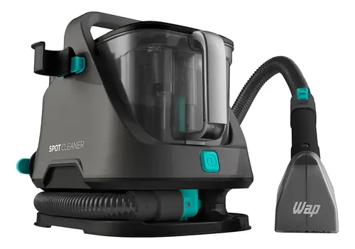 Extratora E Higienizadora Portátil Wap Spot Cleaner 1600w De Potência - Pulveriza, Esfrega E Extrai Preto/cinza/turquesa 220v