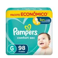 Fralda Pampers Confort Sec 98 unidades G