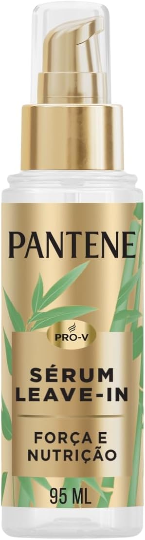 Pantene Sérum Leave-in Bambu Força e Nutrição, Controle de Frizz por até 72 horas, Não pesa no cabelo, 95ml