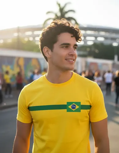 Camiseta Brasil Rumo Ao Hexa Torcida Masculina Futebol Copa Amarelo G1
