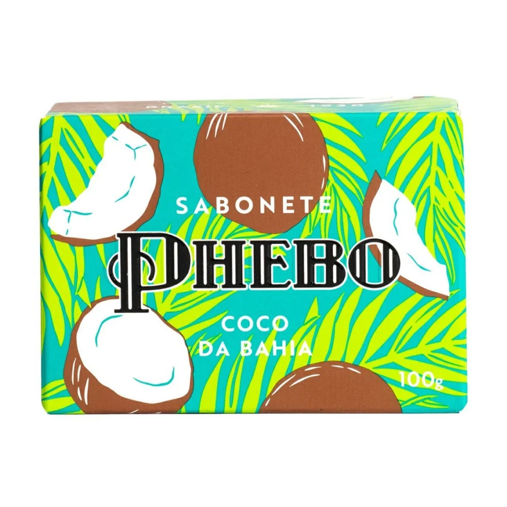 Sabonete em barra Phebo Coco da Bahia 100g