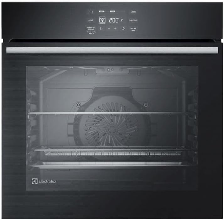 Electrolux Forno de Embutir Elétrico Electrolux 80L Experience Air fryer, PerfectCook360 e Painel Touch (OE8EA) 220V