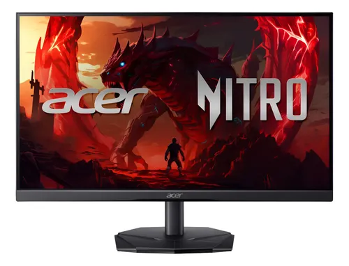 Monitor Gamer Acer Nitro Kg251q X0biip 24,5 | Full Hd 1920×1080  200 Hz  2 Ms  Led Va  Hdmi + Displayport  Amd Freesync Premium Preto 127/220v