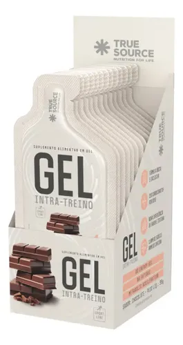 Gel Intra Treino Chocolate Com Cafeína True Source 10 Un 35g