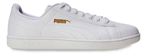 Tênis Casual Masculino E Feminino Up Puma Branco/dourado Geométrico 39 Br