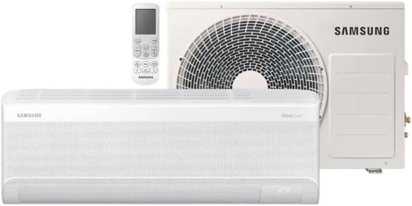 Ar Condicionado Split Inverter Samsung WindFree AI Pro 12000 BTUs Quente e Frio 220V AR60H12C1AWNAZ