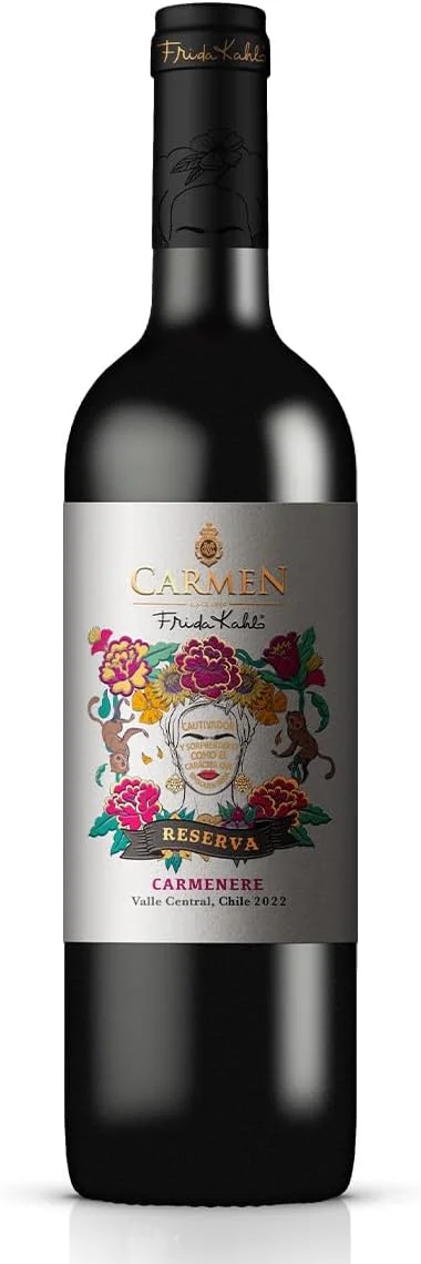 Vinho Tinto Chileno Carmen Frida Kahlo Carmenere 750 Ml