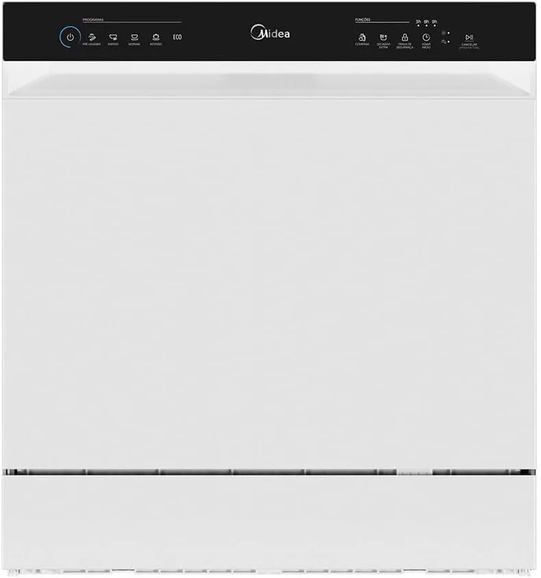 Lava Louças 8 Serviços Branco Touch Plus Midea 127V