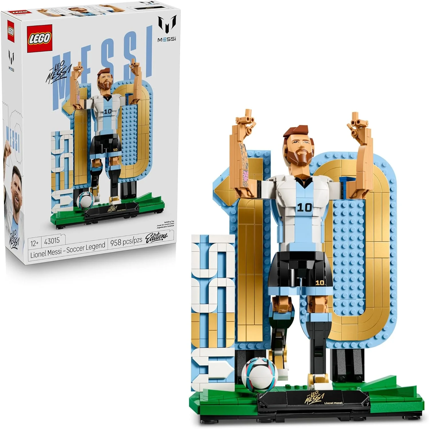 LEGO Editions Sports Lionel Messi, Lenda do Futebol 43015
